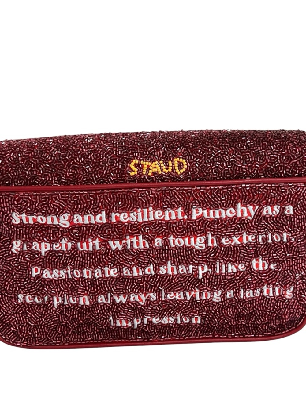 STAUD Tommy Zodiac Beaded Bag – Scorpio - Picture 6 of 8